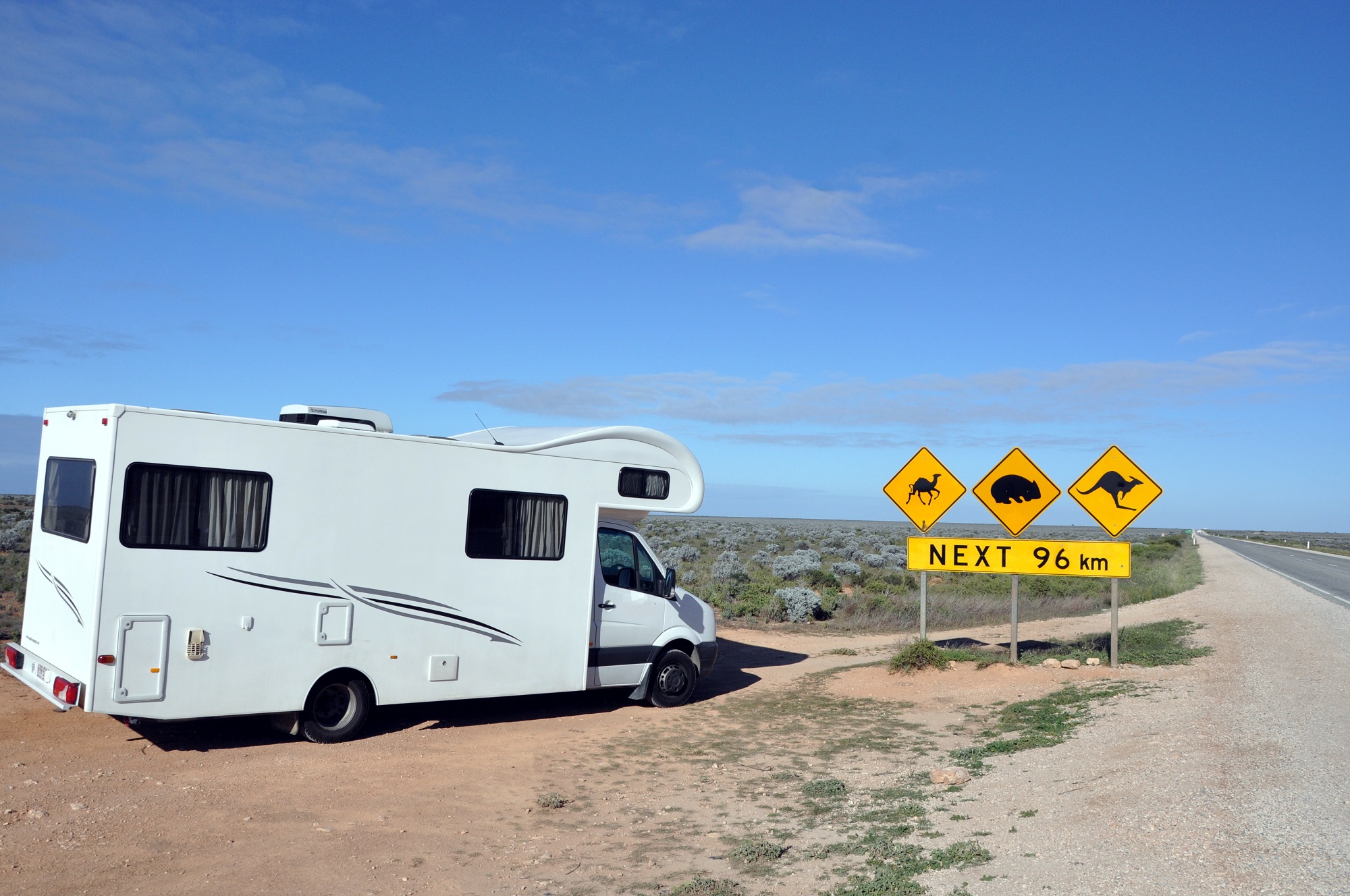 Campervan am Straßenrand, Australien Tipps Campervan am Straßenrand, Australien Tipps