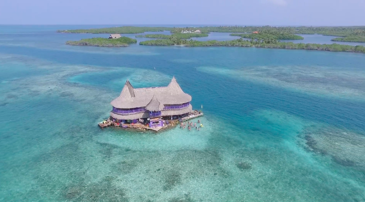Casa en el Agua, von oben