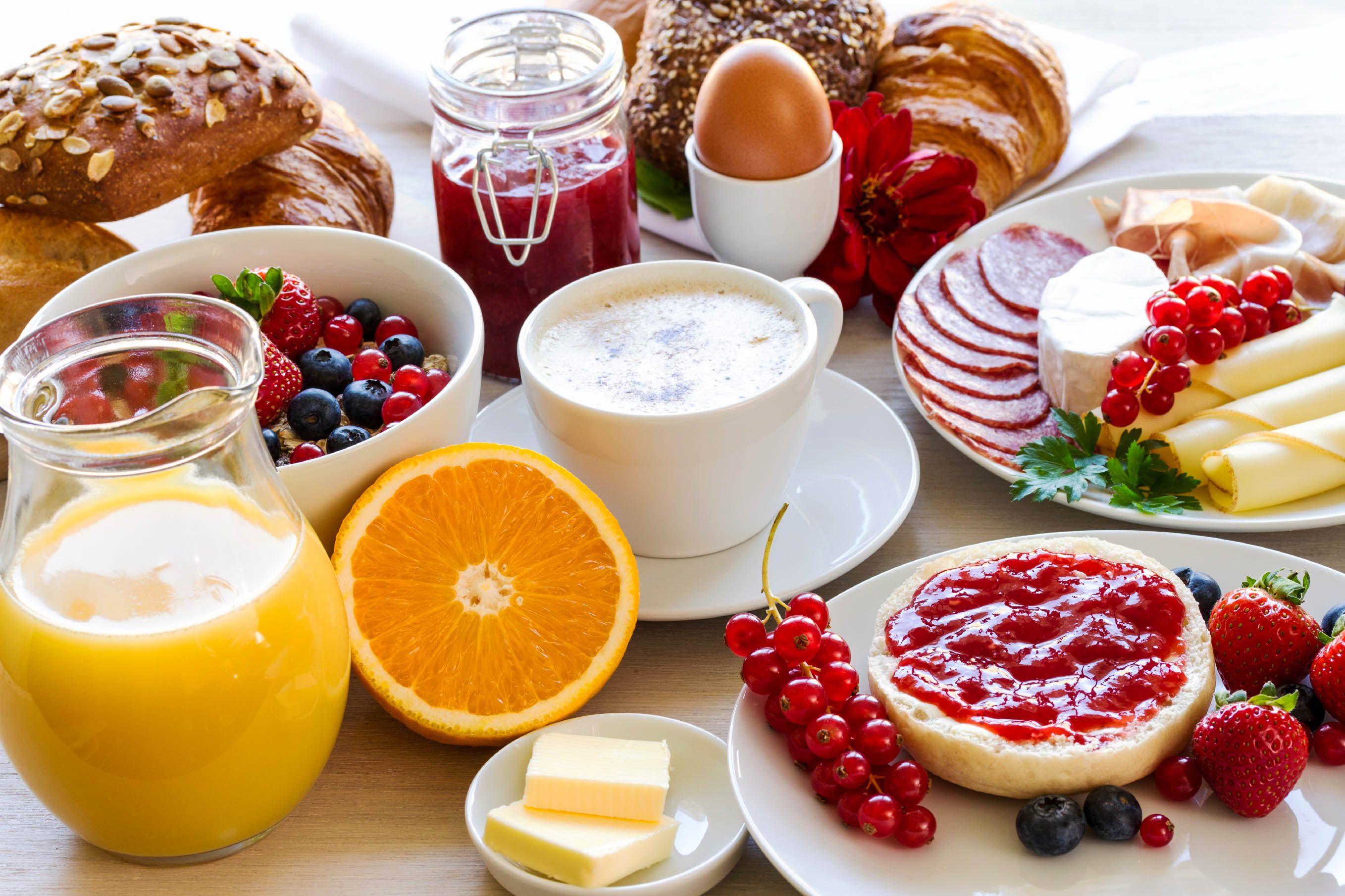 Kontinentales Frühstück