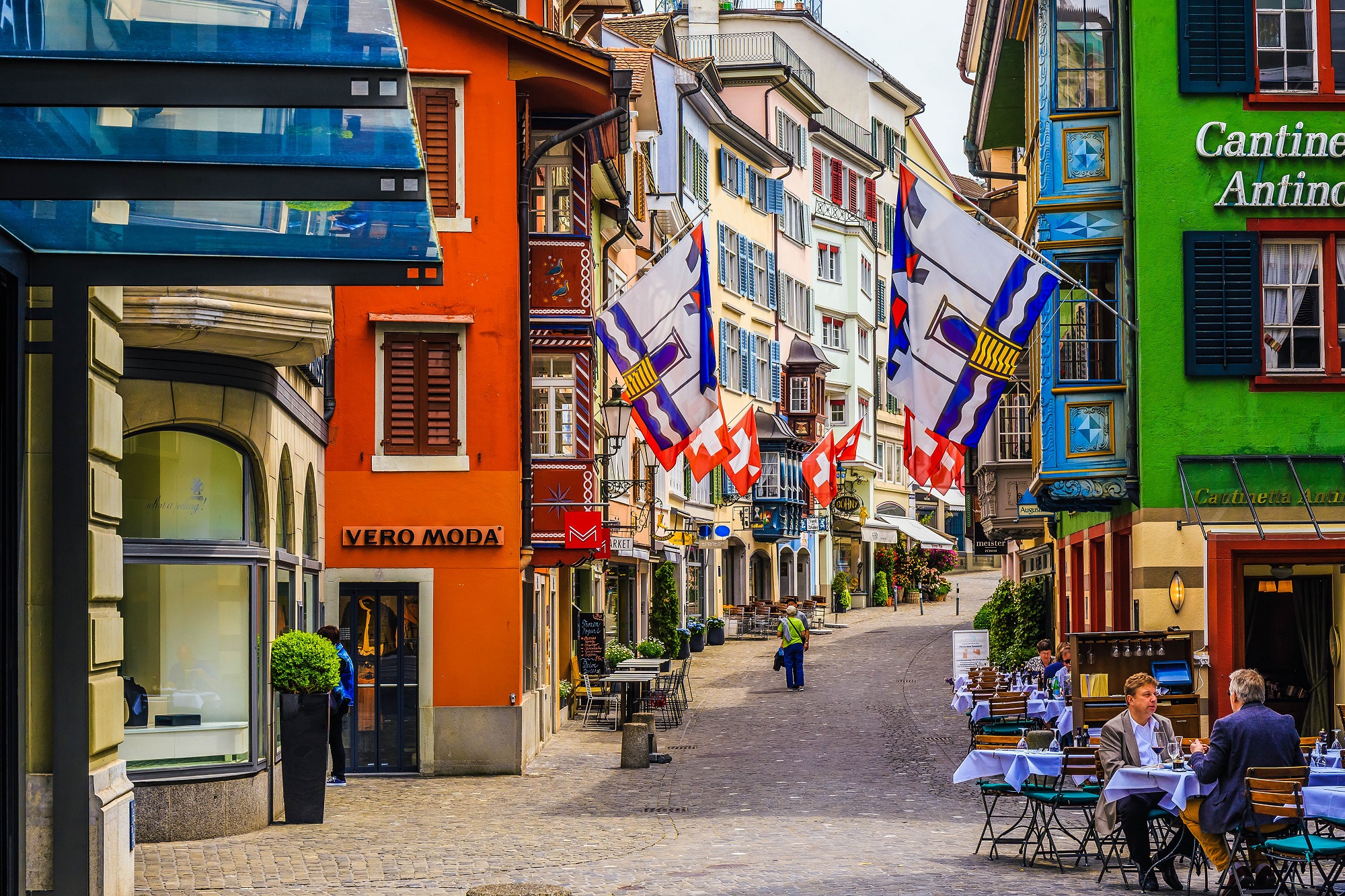 Zürich Tipps, Innenstadt Blick auf Zürichs Innenstadt