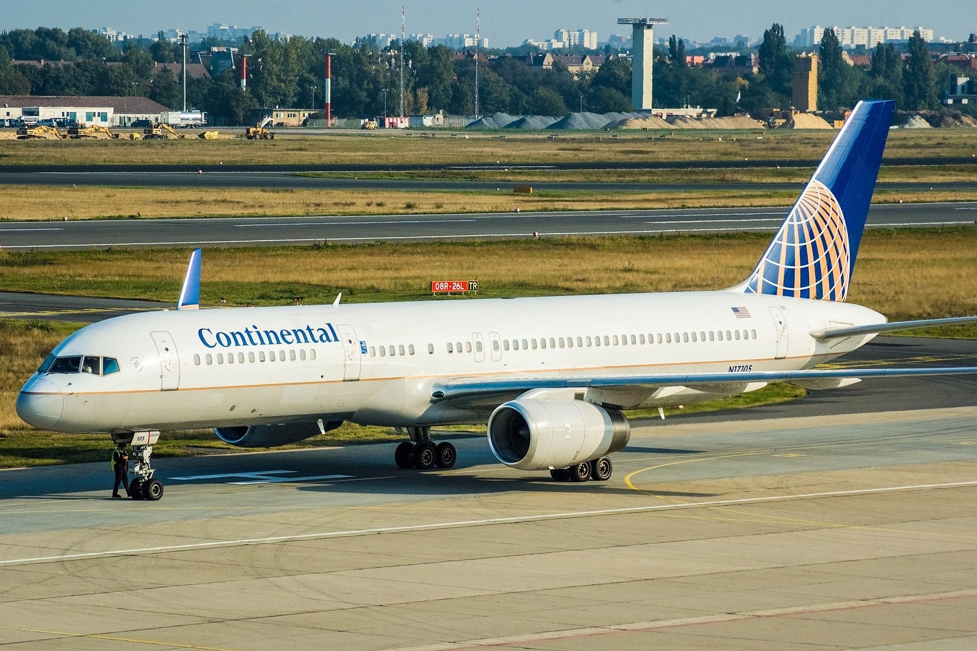 Continental Flugzeug - A320.