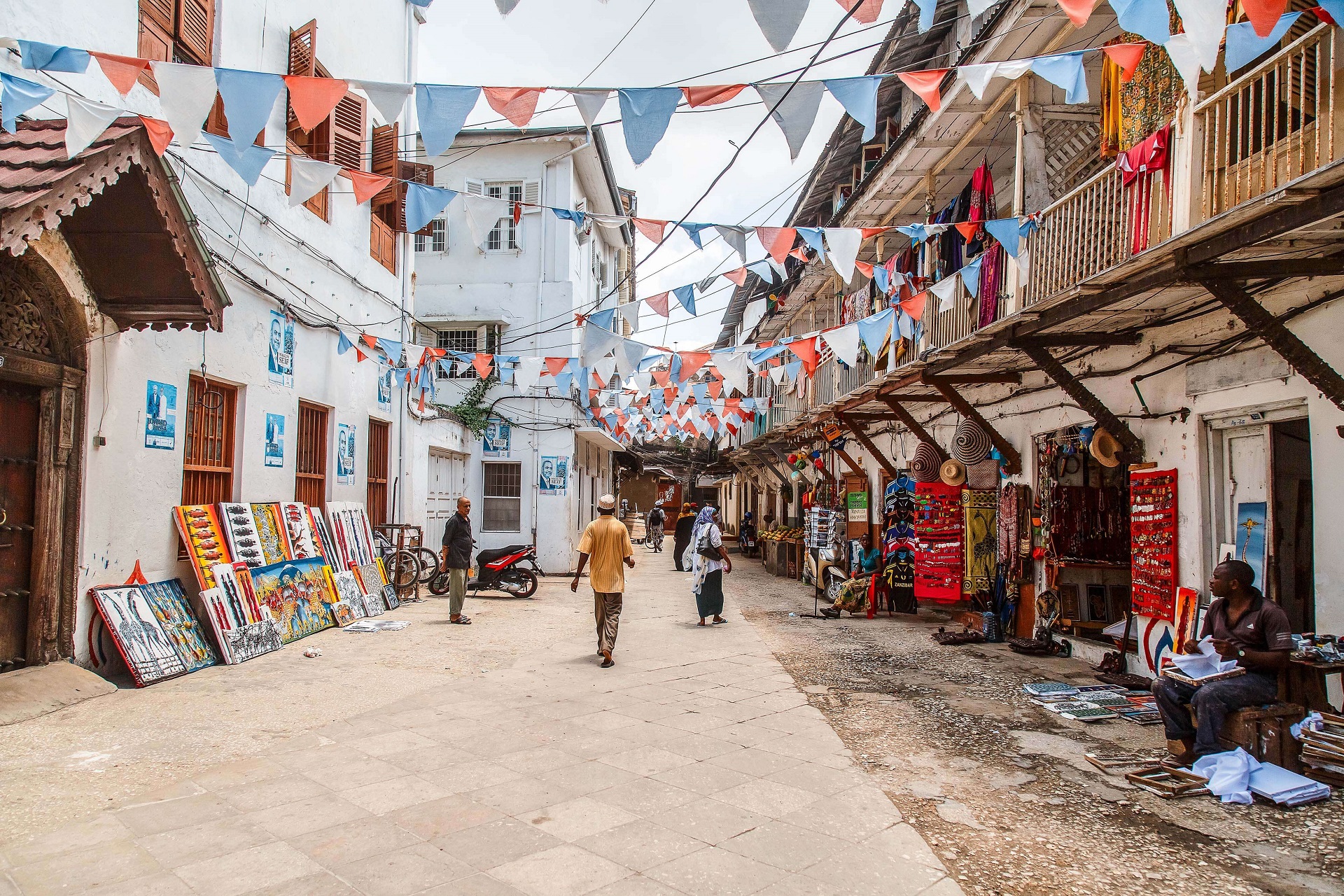 Die historische Altstadt Sansibars wurde durch arabische und indische Einflüsse geprägt