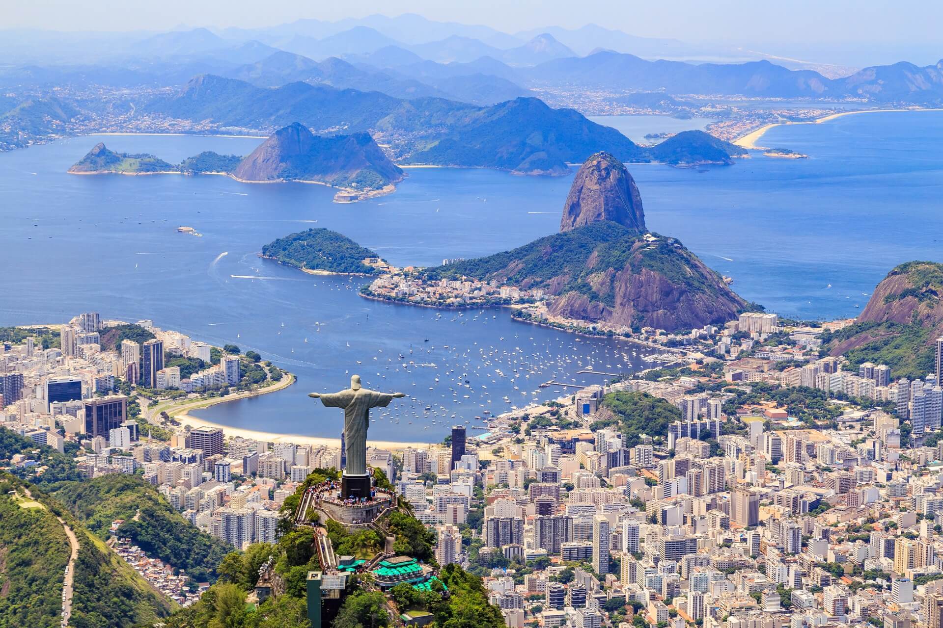 Die Aussicht vom Cristo Redentor ist atemberaubend