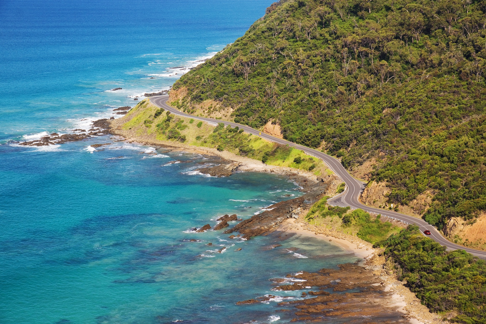 Marathonstrecken: An der Great Ocean Road entlang.