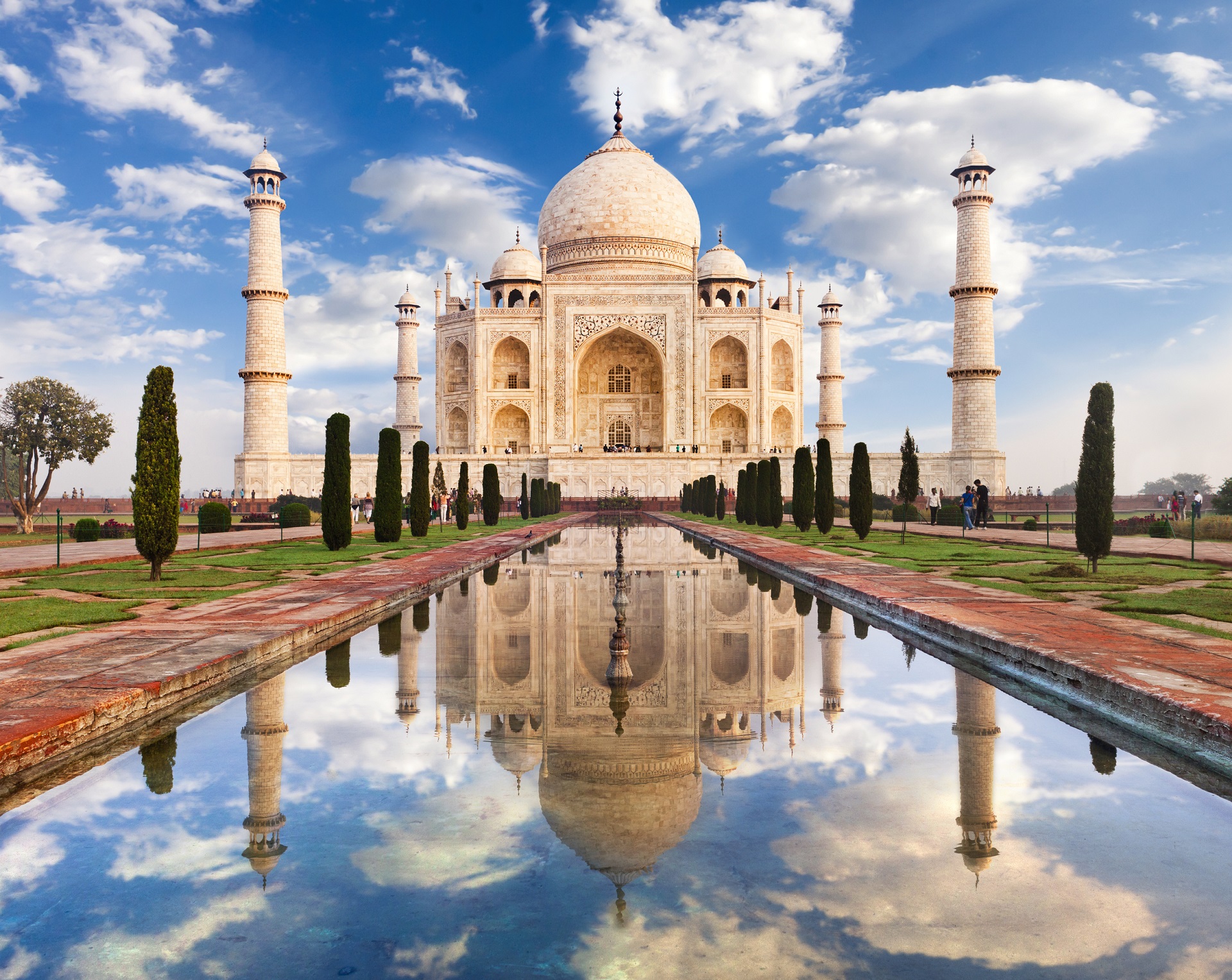 Das Taj Mahal in Indien