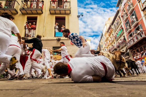 Stierlauf in Pamplona