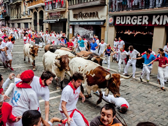 Stierlauf in Pamplona