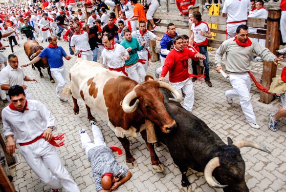 Stierlauf in Pamplona