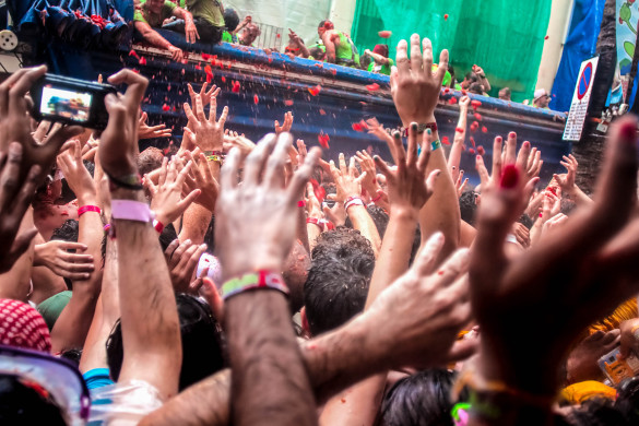 Tomatina Tomatenschlacht Bunol Valencia