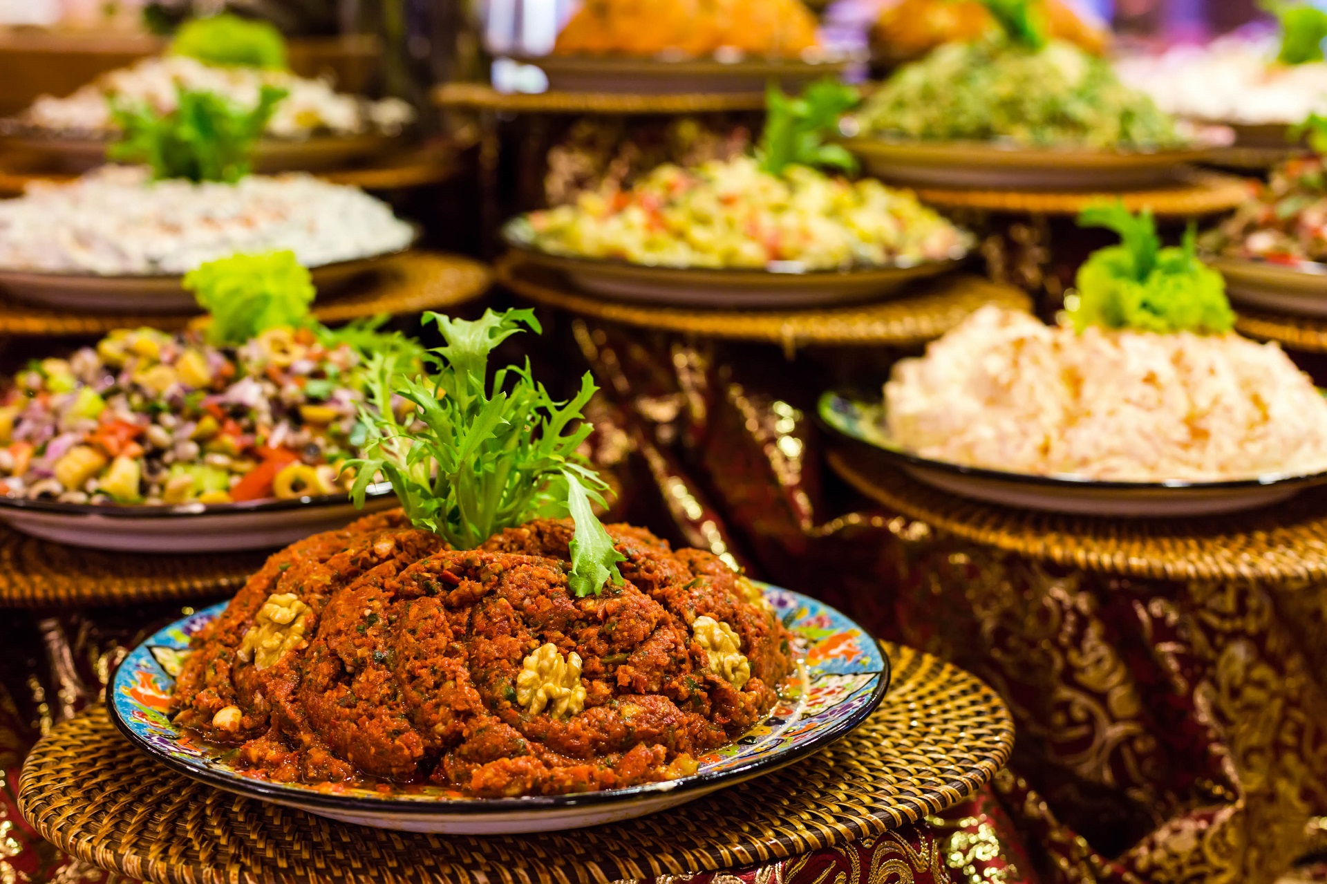 Vegetarisches Essen an der Türkischen Ägäis