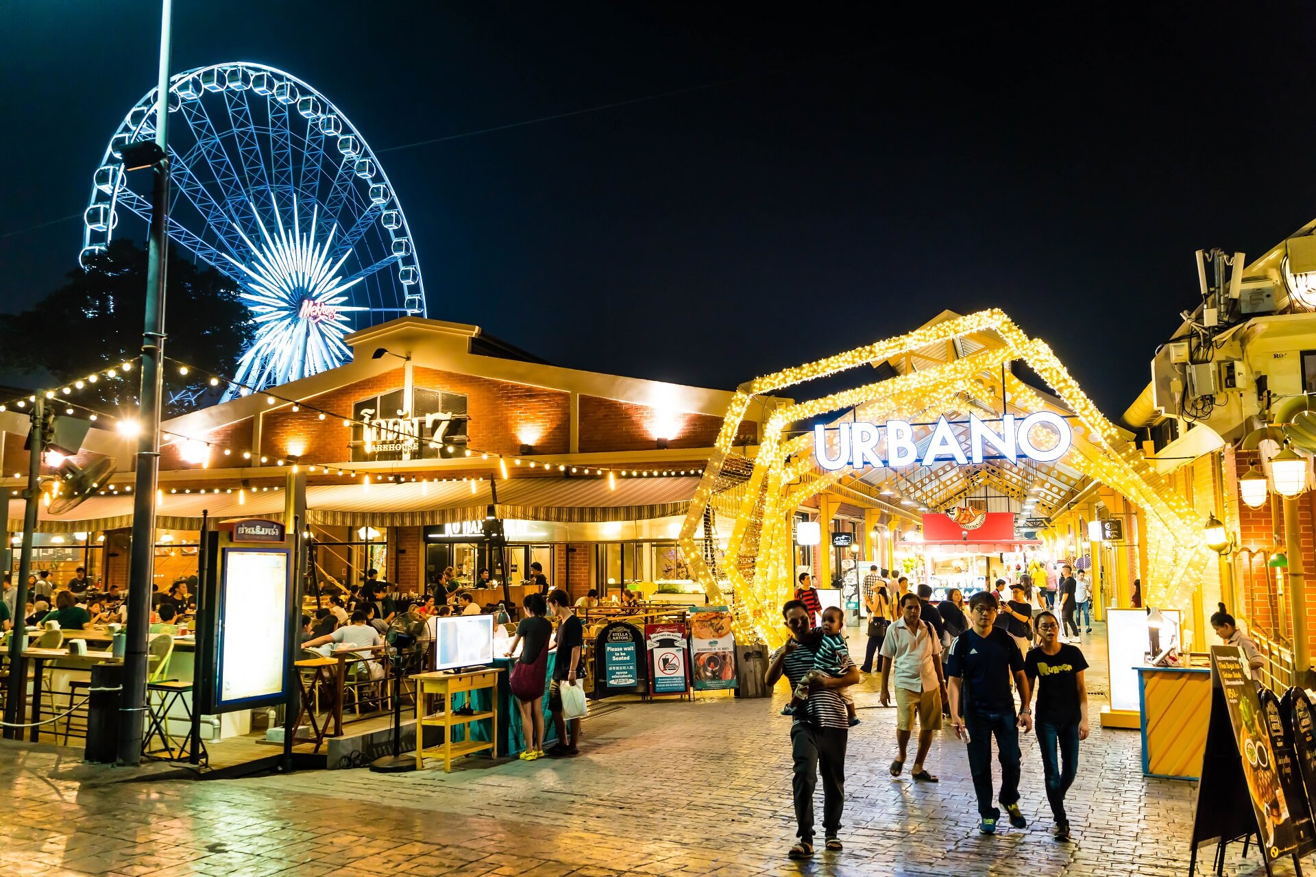 Der Markt Asiatique ist bei Einheimischen und Touristen sehr beliebt