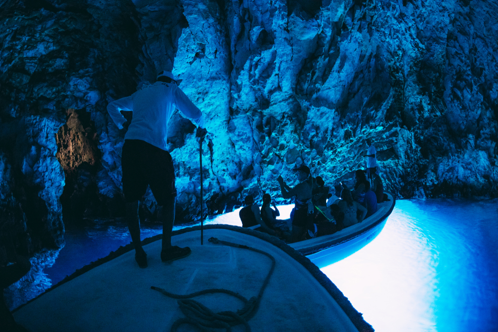 Blaue Grotte auf Vis