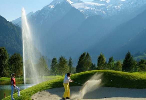 Golfen mit Aussicht beim Aktivurlaub in Zell am See-Kaprun